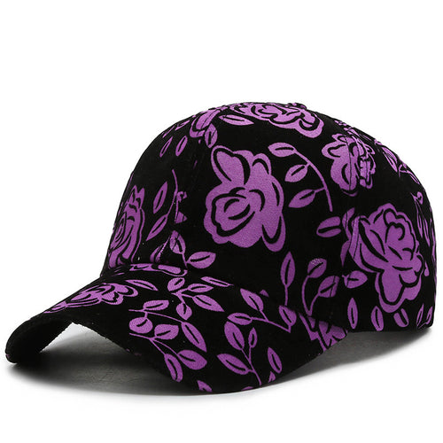 Flowered Embossed Cap