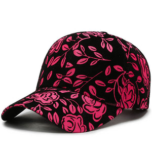 Flowered Embossed Cap