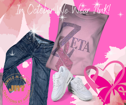 Zeta Breast Cancer Awareness T-Shirt