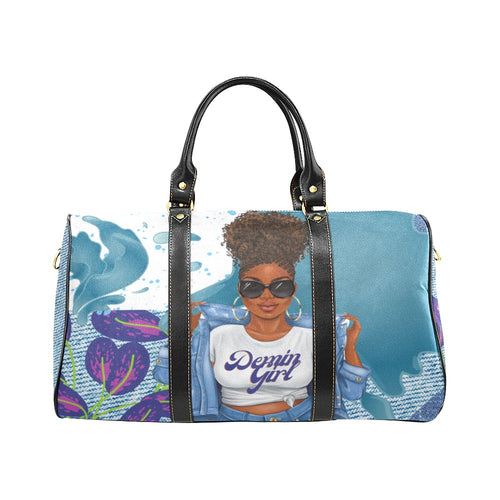 Demin Girl Tote Bag